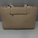 Laptop Bag for Women Leather Laptop Tote Bag Large Computer Bag Waterproof Business Office Work Bag