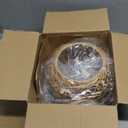 Bstrip Hanging Grow Lights for Indoor Plants, 18W Full Spectrum, Boho Rattan Lantern Shade, 3800K Wall-Mounted Decorative Plant Light with 9.8FT Power Cord, Ideal for Tall Plants, Flowers