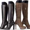 Ruisita 10 Pieces (5 Pairs) Boot Shaper Form Inserts Boots Tall Support for Women and Men (12/14/16 inches, Black)