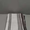 Urban Villa Kitchen Towels 100% Cotton Pack of 6, Highly Absorbent Quick Drying Super Soft Premium Dish Towel for kitchen with Hanging Loop Hand & Tea Towels - 20x30 Inch, (Dove Grey & White, Striped)
