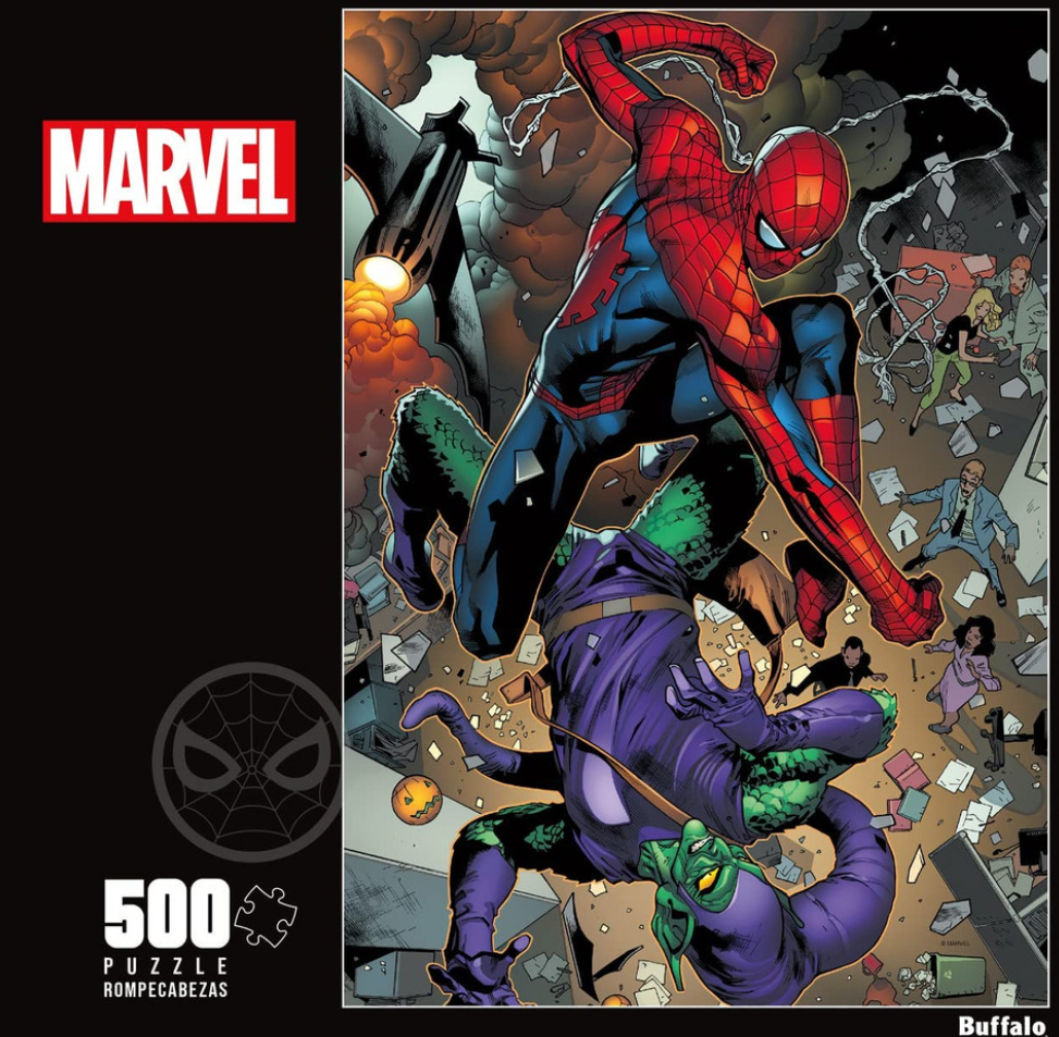 Marvel: Go Down Swinging 500 Piece Jigsaw Puzzle
