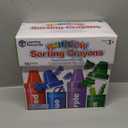 Learning Resources Rainbow Sorting Crayons - 56 Pieces, Ages 3+ Kids Crayons, Early Color Recognition & Sorting, Toddler Sort and Stacking Toys 1 Peace Lost