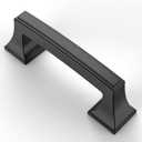 Asidrama 10 Pack 3 Inch(76mm) Matte Black Kitchen Cabinet Handles, Cabinet Pulls Kitchen Cabinet Hardware Cupboard Handles Drawer Handles Dresser Pulls