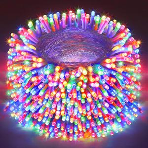 410Ft 1200LED Christmas Lights Outdoor Decorations 12 Modes & Memory Timer Christmas Lights with Remote Plug in Waterproof Fairy String Lights for Xmas Wedding Party Holiday DecorMulticolor