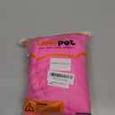 Lelepet Reversible Dog Coat Waterproof Dog Jacket Windproof Puffer Vest for Winter Warm Lightweight Coats for Small Dogs Adjustbale Hook & Loop Pet Apparel with Leash Hole, Pug, Rose Red, Medium