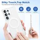 Strong Magnetic for Samsung Galaxy S25 Ultra Case, 2 Case&2 Screen Protector for S25 Ultra Phone,Mil-Grade Drop Protection,2PCS Clear