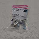 SharkBite Max 1/2 x 3/8 Inch Compression Angle Stop Valve, Quarter Turn, Push to Connect Brass Plumbing Fitting, PEX Pipe, Copper, CPVC, PE-RT, HDPE, UR23036