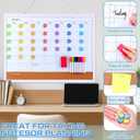 Lincia 41 Pcs Dry Erase Calendar Whiteboard for Wall, 23.6" X17.8"