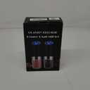 Sweet Alice Gravity Electric Pepper and Salt Grinder Set, Adjustable Coarseness, Battery Powered with LED Light, One Hand Automatic Operation, Stainless Steel Black, 2 Pack