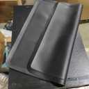 FLATO Waterproof Under Sink Mat 40" x 22" Shelf Liner for Kitchen and Bathroom, Cabinet Protector, Organizers and Storage, Flexible Silicone Drip Tray, Black