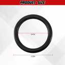 3 x Zpana 100PCS Oil Drain Plug O-Ring, OEM#11105 Nitrile Rubber Motorcycle Oil Pump Gasket Replacement, Motorbike Engine Transmission Drain Plug Seal Washers, Compatible with Davidson