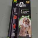 Whisper Quiet Dog Nail Grinder with 4 LED Lights, Safe & Stress-Free for Sensitive Dogs of All Breeds & Sizes, 3 Grinding Bits, 3-Speed, Pet Nail Trimmers, Rechargeable Painless Grooming Kit Purple