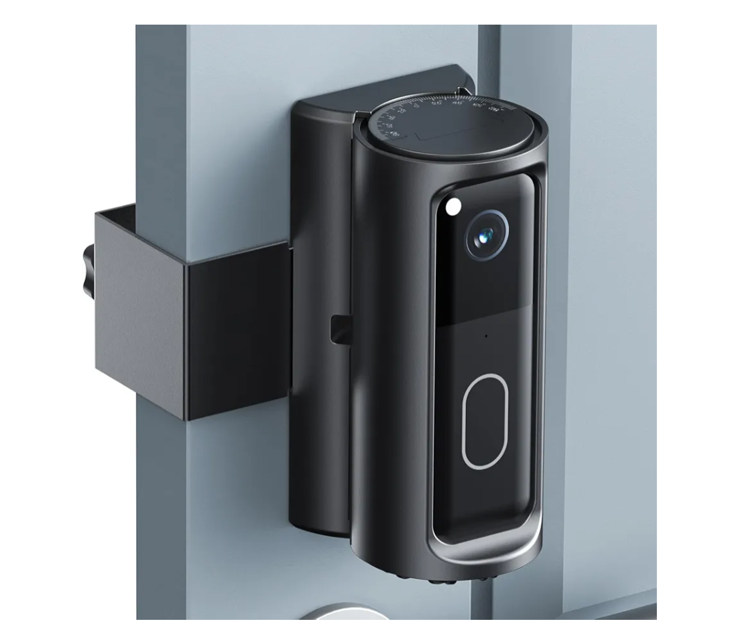 Blink Doorbell Mount Adjustable 360° Degree Angle Compatible with Blink Video Doorbell(2025 Model), NoDrill Blink Camera Bracket Holder for Home, Apartment & Dorm (Door Mount)