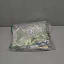 Sage Green 21st Birthday Decorations - Happy Birthday Banner, Gold Balloons, Crown, Sash, Fringe Curtain, Tablecloth, Cake Topper for Girls' 21st Party