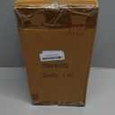 TRIROCKS Stainless Steel Decorative Lantern 12''H Metal Outdoor Candle Holder Hanging Candle Lantern with Tempered Glass for Christmas Home Wedding Living Room Parties Indoor Outdoor(Gold Trapezoid) (normal)