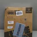 SEE SPRING X-Large Shoe Storage Box Fit Size 11, Clear Plastic Stackable Shoe Organizer for Closet, Space Saving Foldable Shoe Rack Sneaker Container Bin Holder, 12 Pack Clear