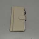 Rosbtib Case for iPhone 11, Wallet with Card Slots for iPhone 11 Case, Fashion PU Leather Magnetic Flip Zipper Style Phone Cover for iPhone 11 - White