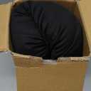 5 STARS UNITED Donut Pillow Hemorrhoid Tailbone Cushion Large Floor Cushion for Pain Relief Coccyx, Prostate, Sciatica, Pelvic Floor, Pressure Sores, Pregnancy, Postpartum Recovery, Black