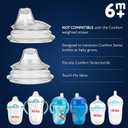 4 x Nuby 2 Piece Comfort Replacement Spout