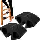 Dorm Bed Ladder Foot Support  Non-Slip Silicone Step Pad for Loft Beds, Dorm Beds, and Bunk Beds, Compatible with 0.77 Inch Round Rails, Fits Most College Dorm Bed Ladders, Protects Your Feet