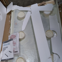 Fine Fixtures 42" x 30" Double Threshold Acrylic Shower Base with Non-Slip Textured Surface Left Hand Flange and Drain - Durable White Shower Floor Pan for Safe, Reliable Bathroom Use