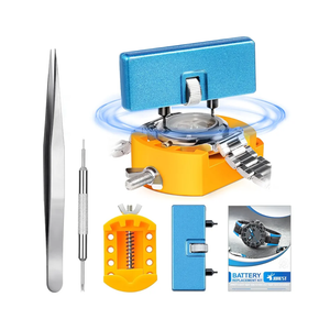 JOREST Watch Battery Replacement Tool Kit, Watch Wrench Back Remover for Rotate Open Watch Cover, Watch Case Opener Set with Watch Back Remover Holder, Only for Grooved Watches
3K+ bought in past month