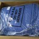 Peryiter 2 Pack Extra Large Moving Blankets, 96'' X 80'', Royal Blue
