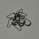 Black Shower Curtain Hooks, Amazer Shower Curtain Hooks, Shower Hooks for Shower Curtain, Decorative Shower Curtain Hooks Rust Proof Stainless Steel Shower Curtain Hooks Set of 12 (Matte Black)