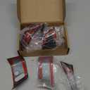 Fit for Toyot@ FJ Cruiser 2007-2021 Center Console Button Cover, ABS Car Center Console Panel Protection Frame Molding Sticker Trim, 7PCS (Bright Black)