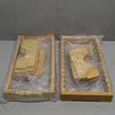 XiaoyuziTF Bamboo kitchen storage rack - adjustable lid rack, suitable for cabinet storage, perfect for pots, pans, cutting boards, baking pans, plates, etc- Keep the kitchen clean and tidy