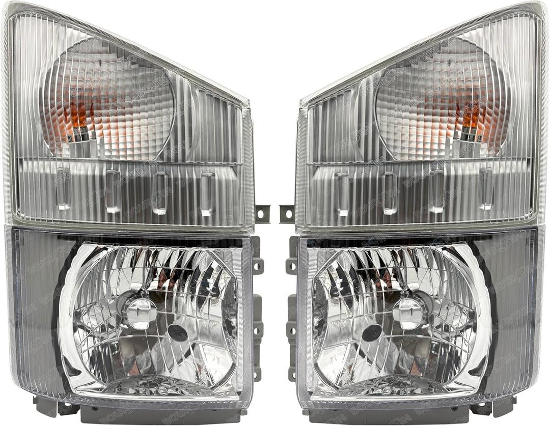 Boursin Headlight Corner Light Turn Signal Lamp For Isuzu NPR NQR NRR NPR-HD 2008-2022 LH+RH