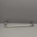 24 Inch Towel Bar for Bathrooms 12/16/24/28/32/36 Inch Stainless Steel 304 Brushed Nickel Towel Holder Modern Square Towel Rod Rustproof Wall Mount (Brushed Nickel, 24 Inch)