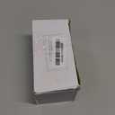 1 Pack Glass Door Knobs Interior Mortise Lock Replacement Set with Spindle, Vintage Crystal Door Knobs for Replacing Broken Old Antique Lock Sets on Interior Door, Antique Brass Finish