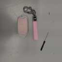 MILD EAST for Honda Key Fob Cover with Keychain, Car Key Case Shell Protector for Honda Accord | Civic | Pilot | CRV Passport Insight EX Fit Odyssey | 2015-2021 | 5 Buttons Smart Remote Control, Pink