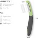 2 x Fanmusic Swivel peelers - potato peelersFruit and vegetable peelers for kitchen (I) (1 Pack)