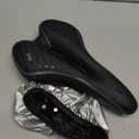 OUXI Comfort Bike Seat Comfortable Gel Bicycle Saddle Replacement Soft Padded with Shock Absorbing Waterproof for MTB Mountain Bike Road Bike Exercise Bike Men Women and Ladies (Black)