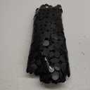 SONGZIMING Non-Slip Pebble Bathtub Mat Black 16 W x 35 L Inches (for Smooth/Non-Textured Tubs Only) Safe Shower Mat with Drain Holes, Suction Cups for Bathroom