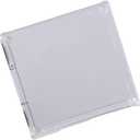 dohobby Gold Color Sticky Note Holder Acrylic Clear Post Note Holder Memo Pad Holder Dispenser Organizer Accessories for Office Home