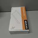 MIUKAA Black Spice Drawer Organizer, 2 Tier- 4 Pack Acrylic Drawer Seasoning Organizer, Expandable From 9'' to 18''Kitchen Spice Rack Tray for Drawer/Countertop (Jars not included)