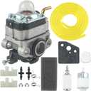 753-06220 Carburetor with Starter Pawl Kit Compatible with Craftsman 316791910 Compatible with MTD MP429 MP479 Compatible with Troy Bilt TB146EC TB516EC 753-06220A 753-06220B