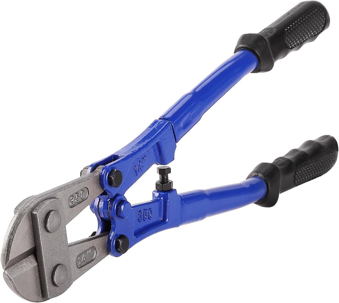 Bates- Bolt Cutter, 14", Chain Lock Cutter Heavy Duty, Bolt Cutters Heavy Duty for Locks, Screw Cutter, Chain Link Fence Cutter, Bolt and Wire Cutter, Chain Lock Cutters, Bolt Cutter Tool, Boltcutters (Blue)