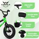 cubsala 12 14 16 18 Inch Kids Bike BMX Style Bicycle with Training Wheels Coaster Brake for 2-10 Years Old Toddlers Boys Girls Multiple Colors