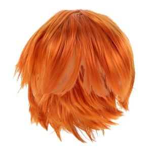 WOFASHPURET Short Cosplay Wig Lightweight Role-playing Hairpiece Easy Diy Styling for Parties Events Heat Resistant Costume Wig for Men and Women