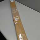 LazBlinds No Drill Zebra Blinds for Windows 35.5" W x 72" H, White