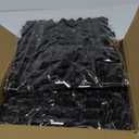 Shimmer Wall Backdrop Black Square Sequin Wall Panel Backdrop Decor for Wedding, Anniversary, Birthday, Party, 24 Panels