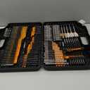EnerTwist Drill Bit Set, 246-Pieces Drill Bits and Driver Set for Wood Metal Cement Drilling and Screw Driving, Full Combo Kit Assorted in Plastic Carrying Case, ET-DBA-246