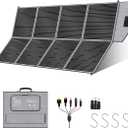 400W Portable Solar Panel for Power Station, Foldable Solar Panels
High Efficiency, IP65 Waterproof, Adjustable Kickstand, Charger for Camping Essentials, RV, Emergency Power Backup