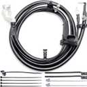 84634113 Battery Negative Cable 84634109 Battery Cable Compatible with Silverado GMC Vehicle's Part for 8 Cylinder Engine