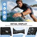 Sport Bicep Band Compatible with WHOOP 5.0 One and Peak, Soft Adjustable Silicone Waterproof Breathable Replacement Wristbands for Whoop 5.0 Accessory for Health & Fitness Wearable