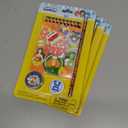 DC SUPER FRIENDS 4 PIECE STATION SET 1 NOTED 1 ERASER 1 PENCIL 1 PENCIL SHARPER PACK OF 3